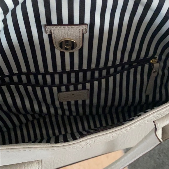 Kate Spade Taupe Double Handle/Crossbody Strap - Picture 4 of 12